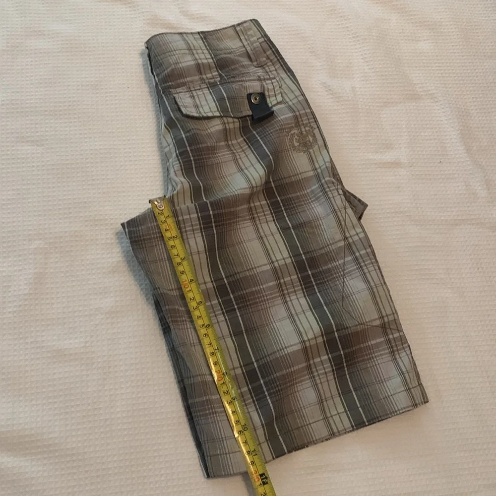 Calvin Klein Boys Plaid Cargo Shorts  size 10 - Picture 10 of 10